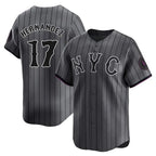 Johmsee NY.Mets #17 Keith Hernandez Player Gray City Connect Limited Stitched Jerseys