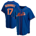 Johmsee NY.Mets #17 Keith Hernandez Player Royal Home Game Stitched Jerseys
