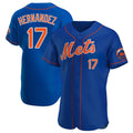 Johmsee NY.Mets #17 Keith Hernandez Player Royal Limited Elite Home Stitched Jerseys