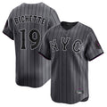 Johmsee NY.Mets #19 Bo Bichette Player Gray City Connect Limited Stitched Jerseys