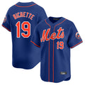 Johmsee NY.Mets #19 Bo Bichette Player Royal Home Limited Stitched Jerseys