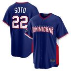 Johmsee NY.Mets #22 Juan Soto Player Royal 2026 World Classic Home Limited Stitched Jerseys