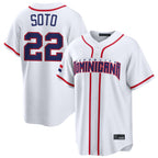 Johmsee NY.Mets #22 Juan Soto Player White 2026 World Classic Home Limited Stitched Jerseys
