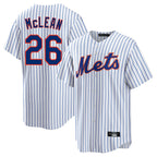 Johmsee NY.Mets #26 Nolan McLean Player White Home Game Stitched Jerseys