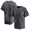 Johmsee NY.Mets #27 Mark Vientos Player Gray City Connect Limited Stitched Jerseys