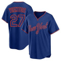 Johmsee NY.Mets #27 Mark Vientos Player Royal T-shirt Home Game Stitched Jerseys