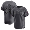 Johmsee NY.Mets #34 Kodai Senga Player Gray City Connect Limited Stitched Jerseys
