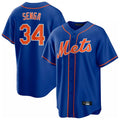 Johmsee NY.Mets #34 Kodai Senga Player Royal Home Game Stitched Jerseys