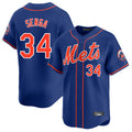 Johmsee NY.Mets #34 Kodai Senga Player Royal Home Limited Stitched Jerseys
