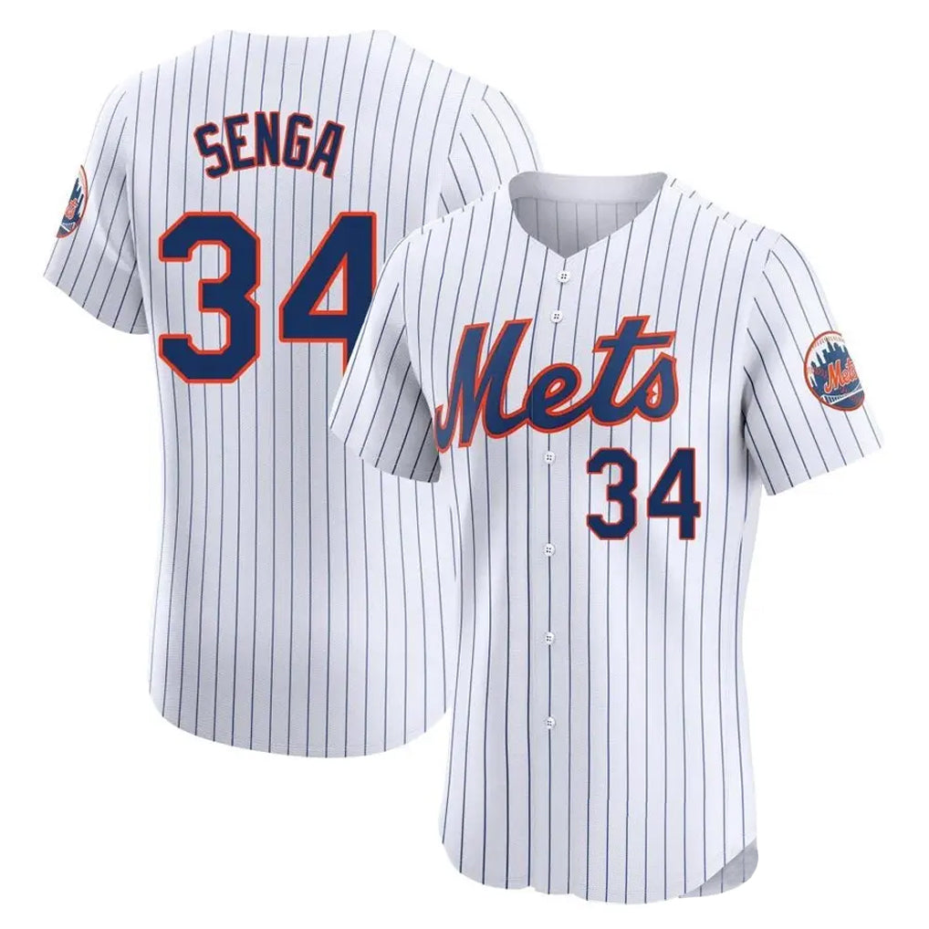 Johmsee NY.Mets #34 Kodai Senga Player White Home Limited Elite Stitched Jerseys