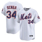 Johmsee NY.Mets #34 Kodai Senga Player White Home Limited Stitched Jerseys
