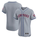 Johmsee NY.Mets Blank Player Gray Road Limited Elite Home Stitched Jerseys