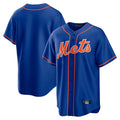 Johmsee NY.Mets Blank Player Royal Home Game Stitched Jerseys