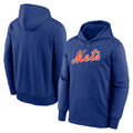 Johmsee NY.Mets Blank Player Royal Primary Therma Hoodie Stitched Jerseys