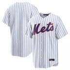 Johmsee NY.Mets Blank Player White Home Limited Stitched Jerseys