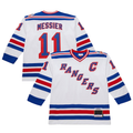 Johmsee NY.Rangers #11 Mark Messier White 1993-94 Power Play Jerseys