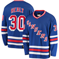 Johmsee NY.Rangers #30 Glenn Healy Blue Premier Breakaway Retired Player Jerseys