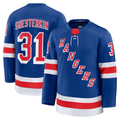 Johmsee NY.Rangers #31 Igor Shesterkin Blue Home Premium Jerseys