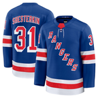 Johmsee NY.Rangers #31 Igor Shesterkin Blue Home Premium Jerseys