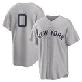 Johmsee NY.Yankees #0 Marcus Stroman Player Gray Field of Dreams Game Stitched Jerseys