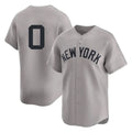 Johmsee NY.Yankees #0 Marcus Stroman Player Gray Limited Stitched Jerseys
