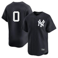 Johmsee NY.Yankees #0 Marcus Stroman Player Navy Alternate Limited Stitched Jerseys