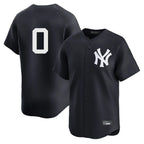 Johmsee NY.Yankees #0 Marcus Stroman Player Navy Alternate Limited Stitched Jerseys