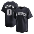 Johmsee NY.Yankees #0 Marcus Stroman Player Navy Limited Home Stitched Jerseys