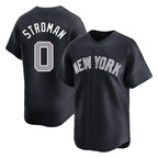 Johmsee NY.Yankees #0 Marcus Stroman Player Navy Limited Home Stitched Jerseys