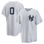 Johmsee NY.Yankees #0 Marcus Stroman Player White Game Stitched Jerseys