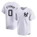 Johmsee NY.Yankees #0 Marcus Stroman Player White Limited Home Stitched Jerseys