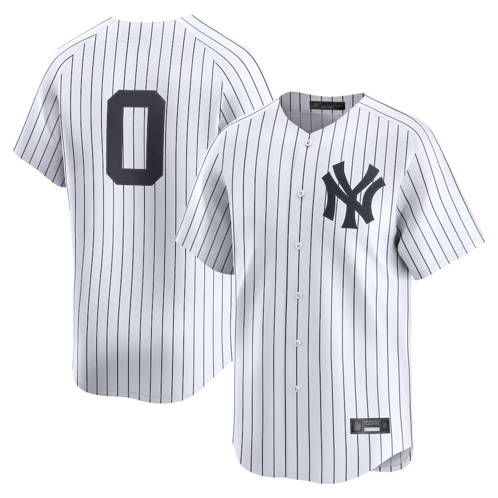 Johmsee NY.Yankees #0 Marcus Stroman Player White Limited Stitched Jerseys