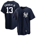 Johmsee NY.Yankees #13 Jazz Chisholm Jr Player Navy Game Stitched Jerseys