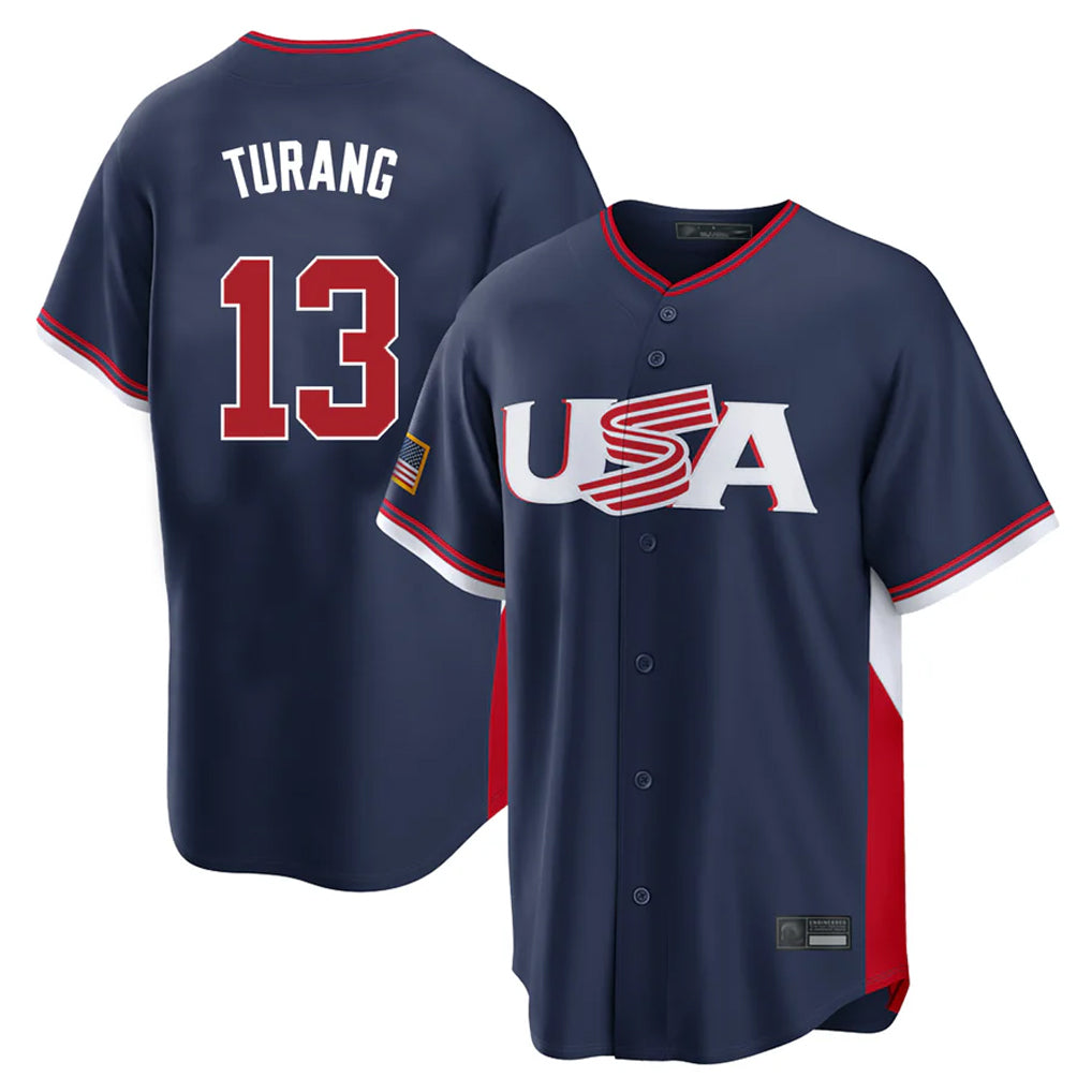 Johmsee NY.Yankees #13 Jazz Chisholm Jr Player Navy USA 2026 World Classic Limited Game Stitched Jerseys
