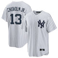 Johmsee NY.Yankees #13 Jazz Chisholm Jr Player White Game Home Stitched Jerseys