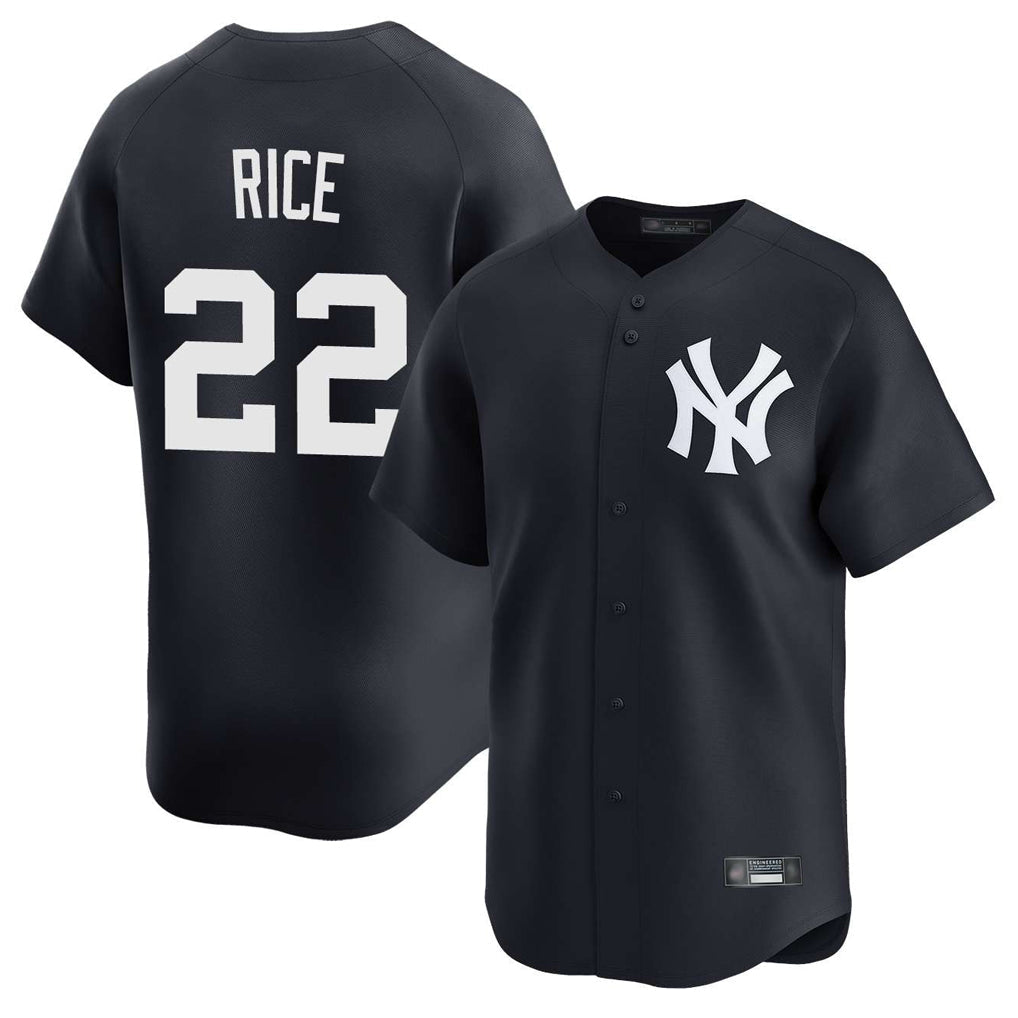 Johmsee NY.Yankees #22 Ben Rice Player Navy Alternate Limited Home Stitched Jerseys