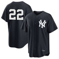 Johmsee NY.Yankees #22 Ben Rice Player Navy Game Stitched Jerseys