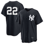 Johmsee NY.Yankees #22 Ben Rice Player Navy Game Stitched Jerseys