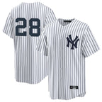 Johmsee NY.Yankees #28 Austin Wells Player White Game Stitched Jerseys