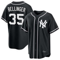 Johmsee NY.Yankees #35 Cody Bellinger Player Black Out Game Stitched Jerseys