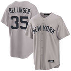 Johmsee NY.Yankees #35 Cody Bellinger Player Gray Game Home Stitched Jerseys