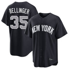 Johmsee NY.Yankees #35 Cody Bellinger Player Navy Game Home Stitched Jerseys