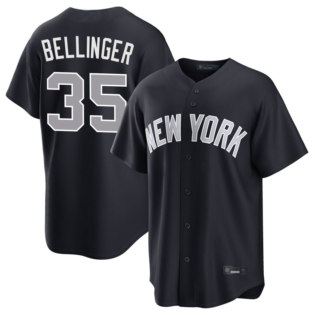 Johmsee NY.Yankees #35 Cody Bellinger Player Navy Game Home Stitched Jerseys