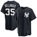 Johmsee NY.Yankees #35 Cody Bellinger Player Navy Game Stitched Jerseys