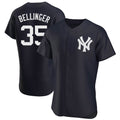 Johmsee NY.Yankees #35 Cody Bellinger Player Navy Limited Elite Home Stitched Jerseys