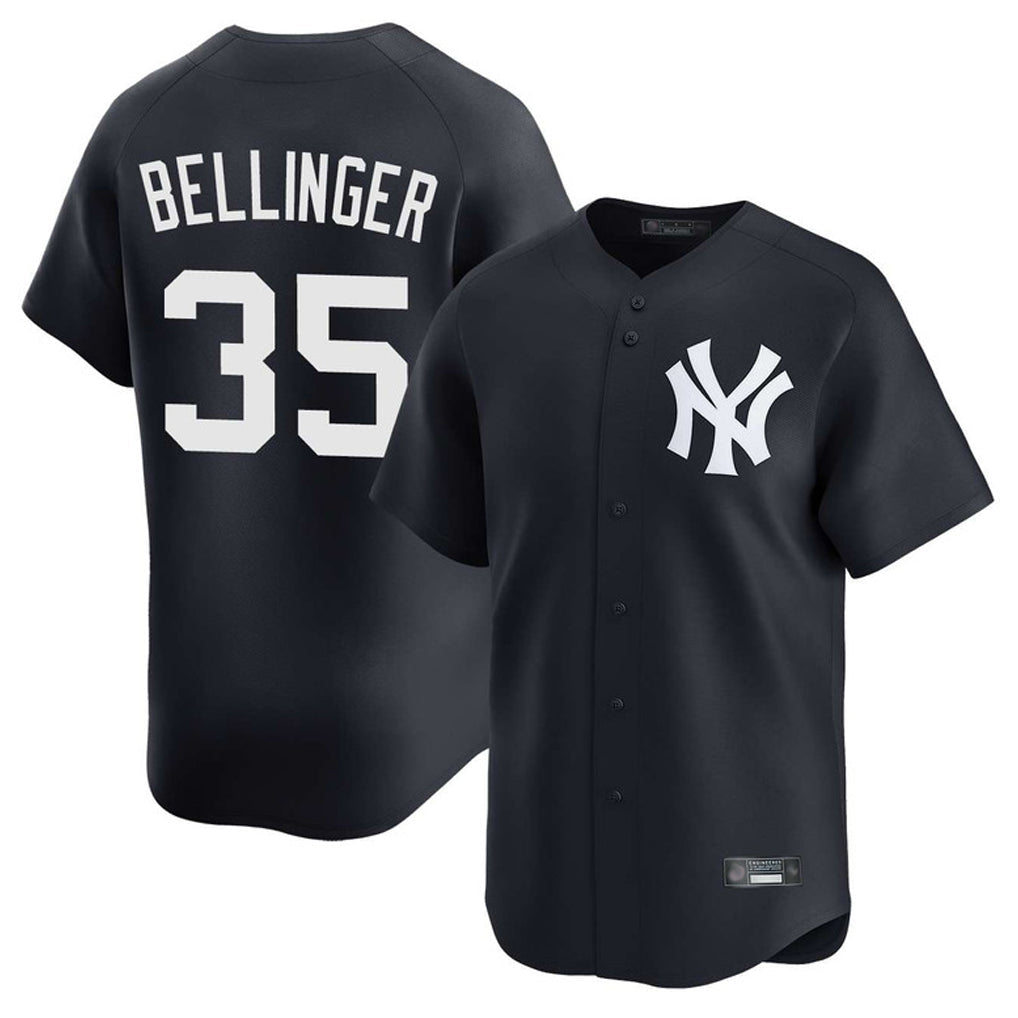 Johmsee NY.Yankees #35 Cody Bellinger Player Navy Limited Game Stitched Jerseys