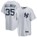 Johmsee NY.Yankees #35 Cody Bellinger Player White Game Home Stitched Jerseys