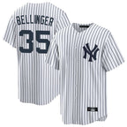 Johmsee NY.Yankees #35 Cody Bellinger Player White Game Home Stitched Jerseys