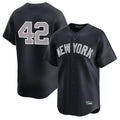 Johmsee NY.Yankees #42 Mariano Rivera Player Navy Limited Stitched Jerseys