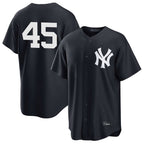 Johmsee NNY.Yankees #45 Gerrit Cole Player Navy Game Stitched Jerseys